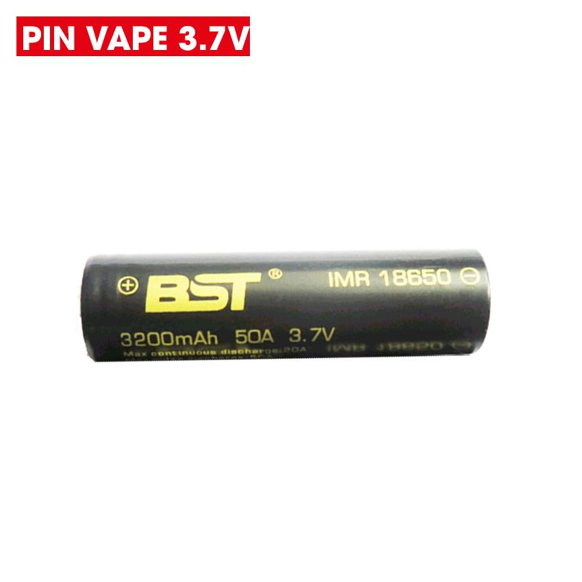 Pin 18650 3.7v 3200mah BST dòng xả Cao 50A (giá 1 viên)