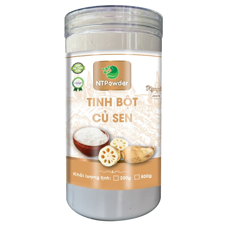 Tinh Bột Củ Sen NTpowder hộp 300gr / 500gr - Nhất Tín Food