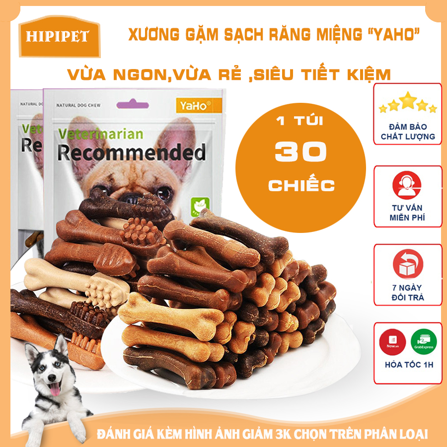 Xương gặm cho chó Vivibaby Sạch Răng Thơm Miệng Cho Chó 30 chiếc -230gr,240gr,270gr
