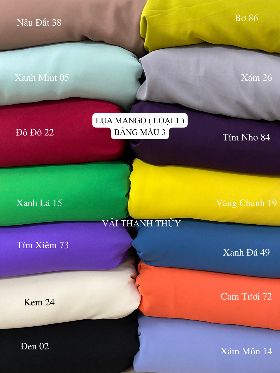 Lụa mango- vải may áo dài - dòng vải cao cấp
