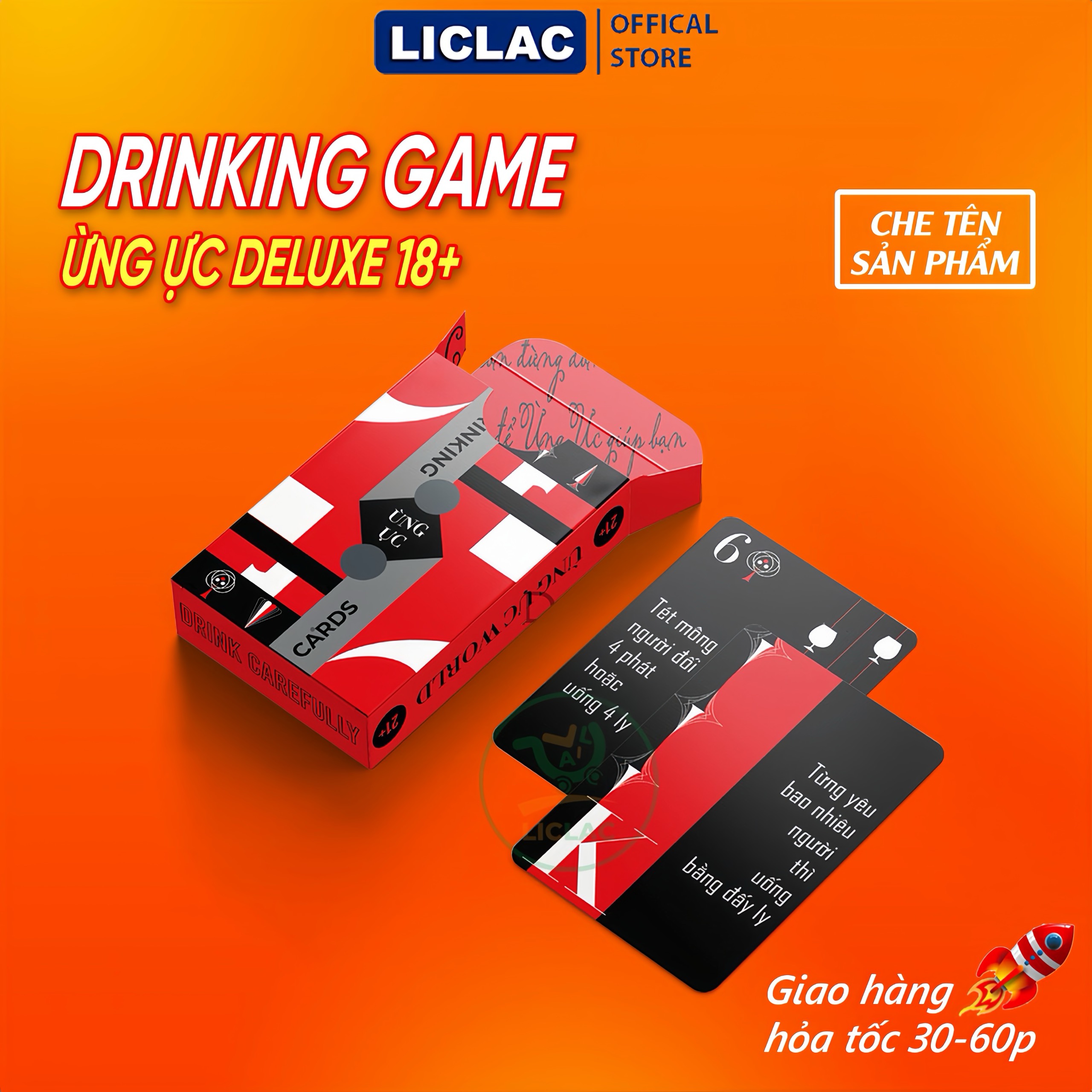 Up to 18 + premium drinking cards includes 52 challenge leaves