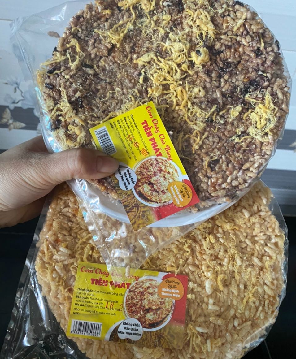 Cơm cháy chà bông 150gr - cơm sấy chà bông - siêu ngon, siêu giòn