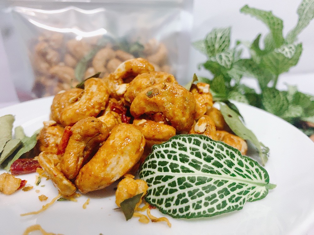 Hạt điều cháy tỏi cao cấp