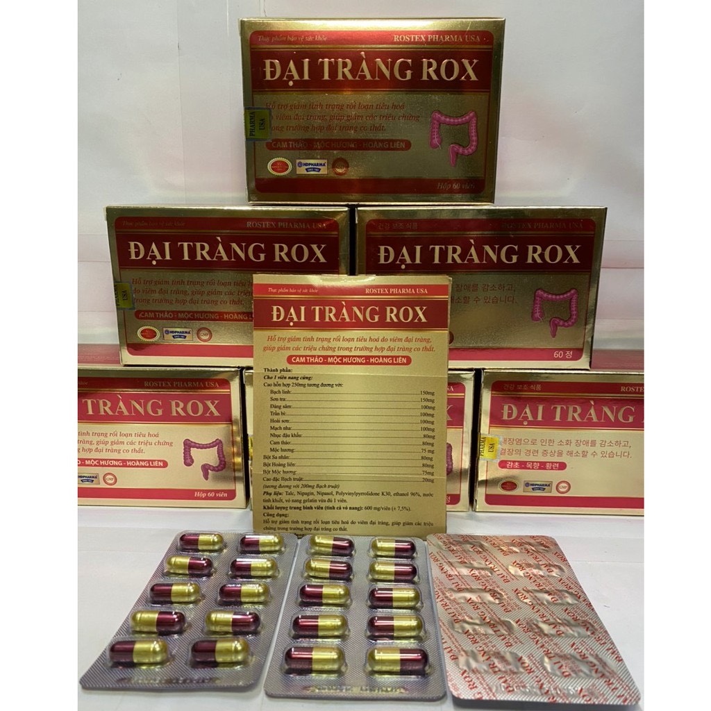Viên uống ĐẠI TRÀNG HD hỗ trợ giảm viêm đại tràng sản phẩm chất lượng, đảm bảo an toàn sức khỏe người sử dụng, cam kết hàng giống hình
