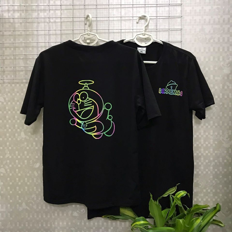 áo thun phản quang 7 màu doraemon siêu đáng yêu 02