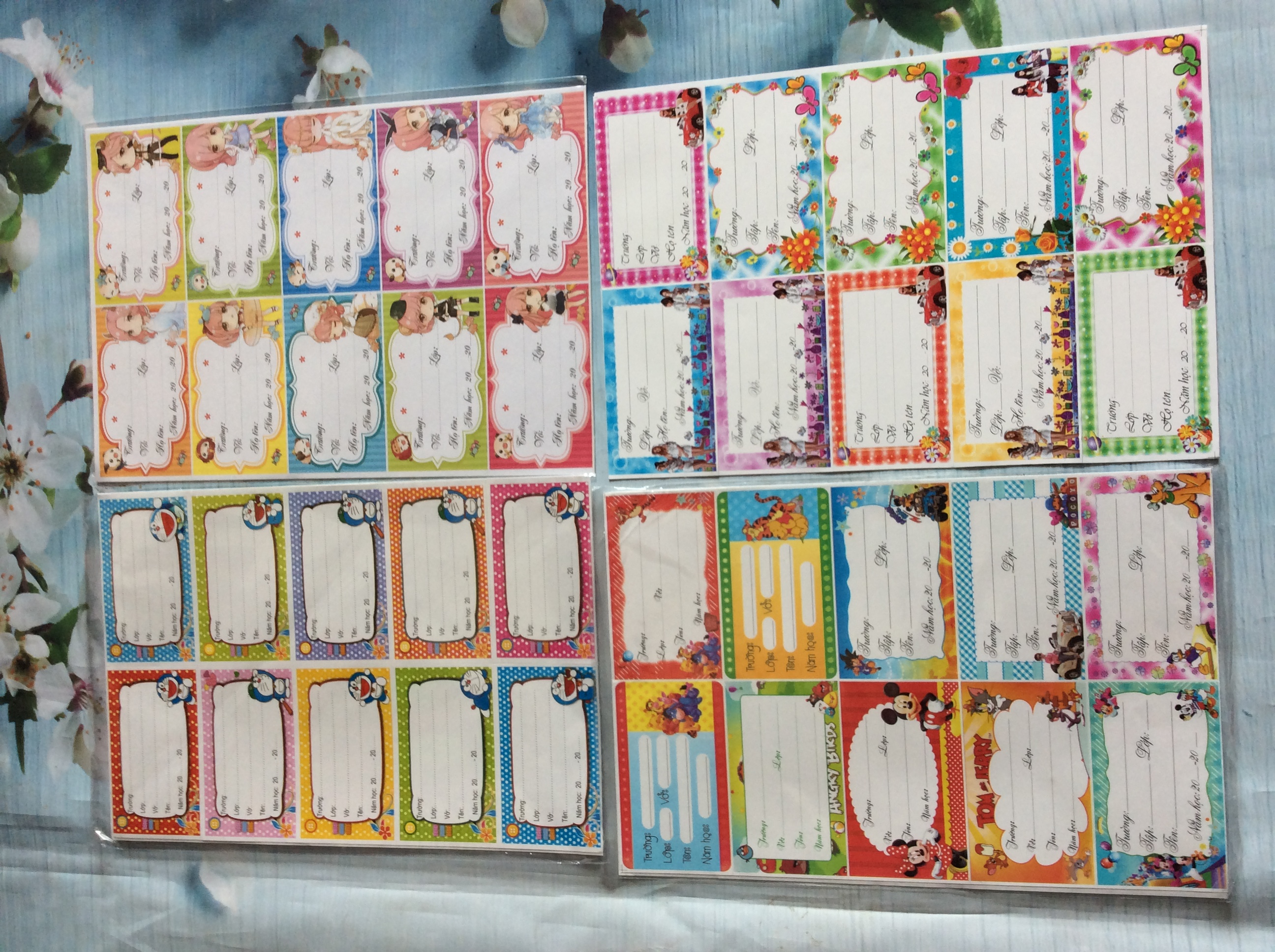 2 Tập  40 Cái Nhãn vở hình Sài Gòn Loại Đẹp [HOT]