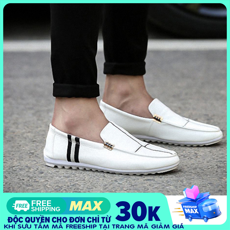 Giày da nam WF-17 trắng kiểu dáng trẻ trung, khỏe khoắn (CHÚ Ý: ĐO CHÂN CHỌN ĐÚNG SIZE THEO BẢNG BÊN DƯỚI)