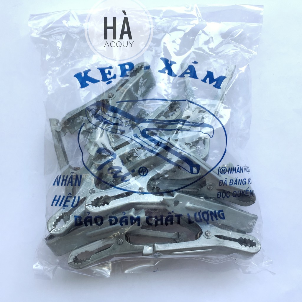 10 cặp kẹp bình ắc quy xám tài 30a - 7cm