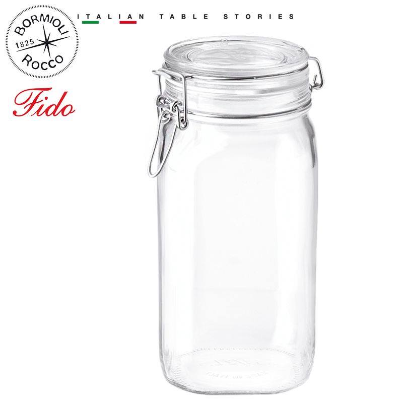 Fido 1.5mm high-grade glass screw-top jar of glass-Khang Kiet