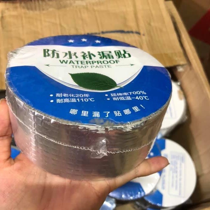 Băng dính bạc chống thấm- băng keo siêu dính đa năng-keo dán chống thấm đa năng