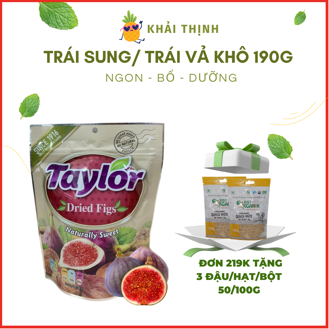 Mận Khô Taylor 250g/50g Mận Sấy Tự Nhiên (không thêm Đường) Taylor