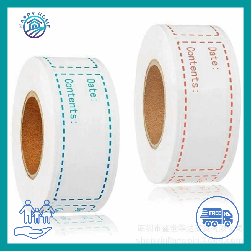 CẦN THIẾT MÙA DỊCH - GIẤY NOTE TÊN VÀ NGÀY TRỮ THỨC ĂN TRONG TỦ LẠNH - HAPPY HOMEEEEE