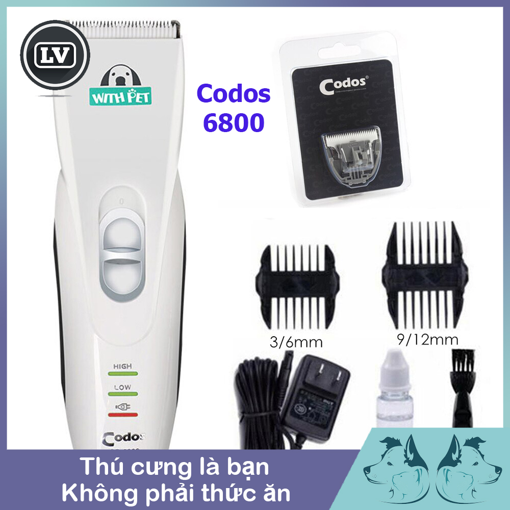 Tông đơ cắt lông chó codos 6800 Phụ kiện Long Vũ