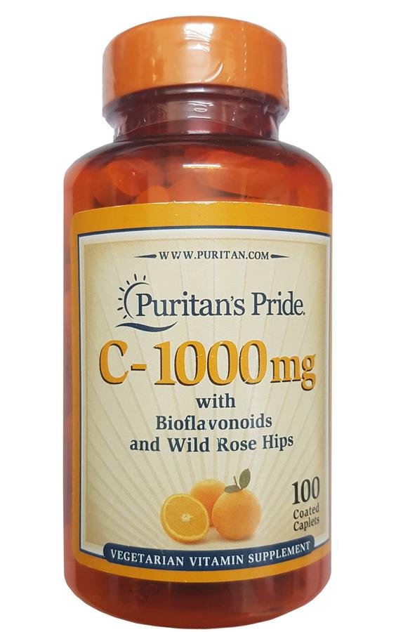 Tăng cường sức đề kháng với Vitamin C 1000mg 100 viên
