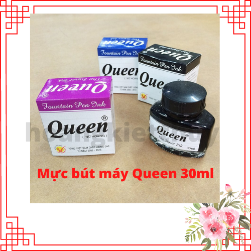 Mực dùng cho bút máy Queen 30ml chính hãng