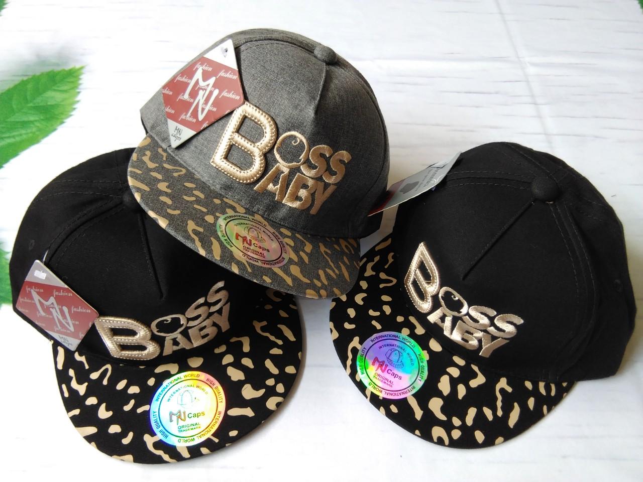 Mũ nón snapback hiphop boss baby cho bé từ 4 tuổi trở lên