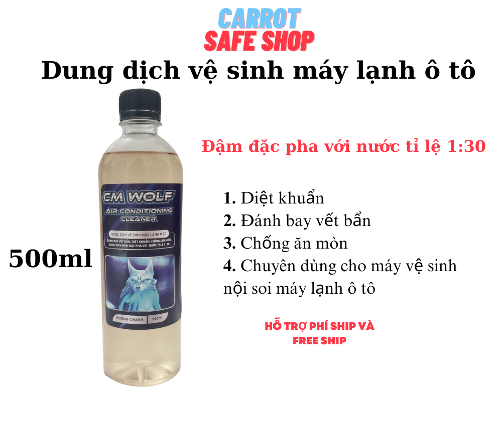Dung dịch vệ sinh máy lạnh ô tô vệ sinh điều hòa ô tô