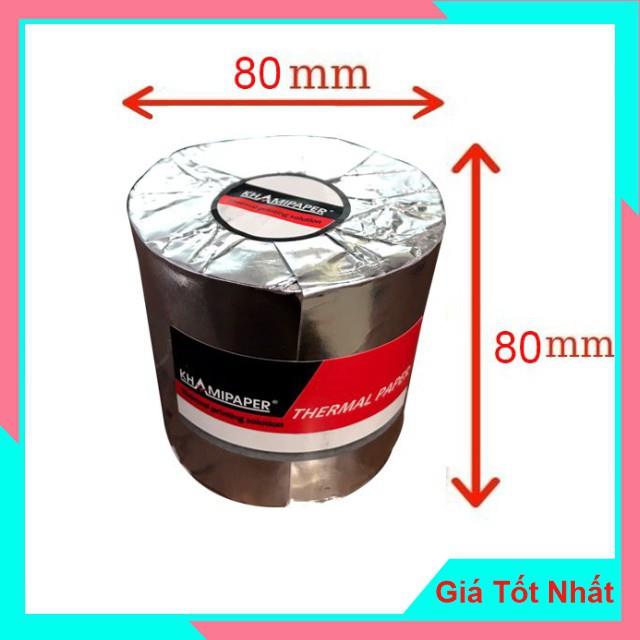 ◘∋☜ Giấy In Hóa Đơn Giấy In ệt Khami Paper 0 Phi 80 Bọc Bạc