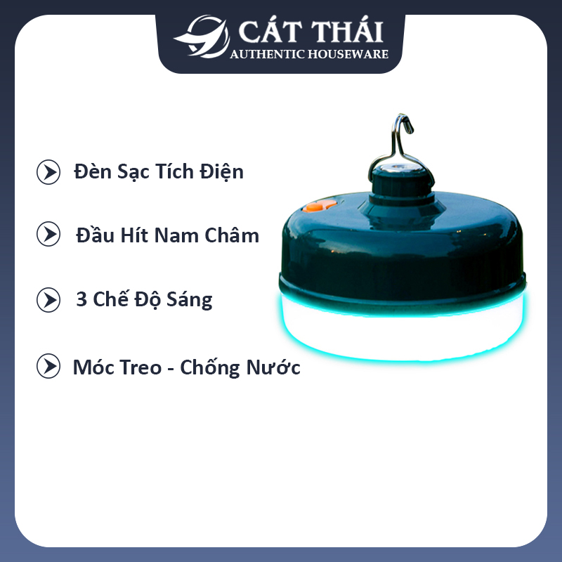 Bóng đèn LED sạc tích điện C12 siêu sáng công suất 12W/24W/36W có móc treo rất tiện lợi đầu hút nam châm từ tính, chiếu sáng liên tục 3-4h