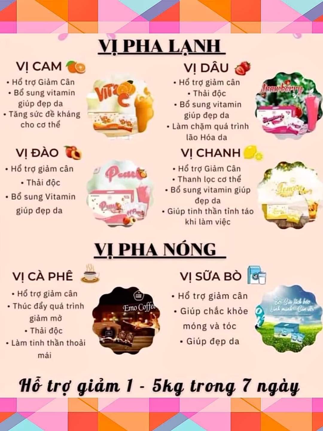 Bột giảm cân emoslim vị chanh/kèm quà tặng