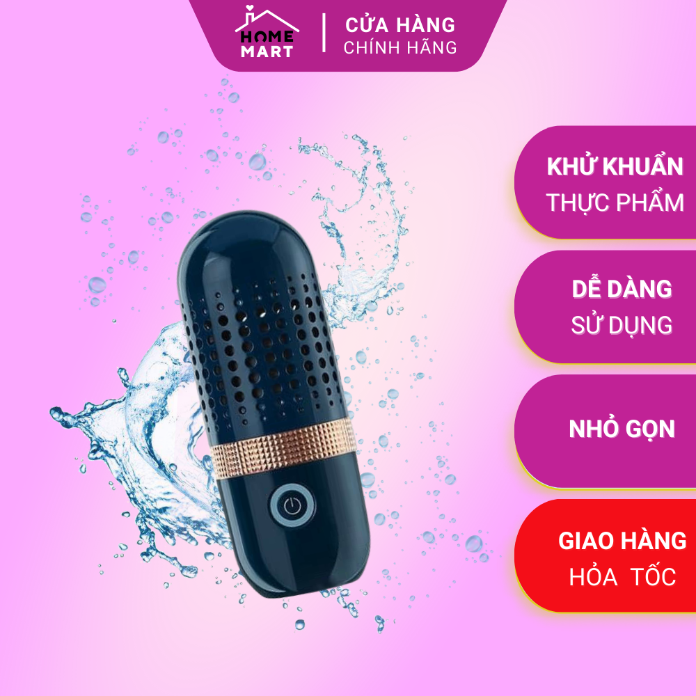 Máy khử khuẩn thực phẩm, lọc vi khuẩn, làm sạch thực phẩm, an toàn cho gia đình