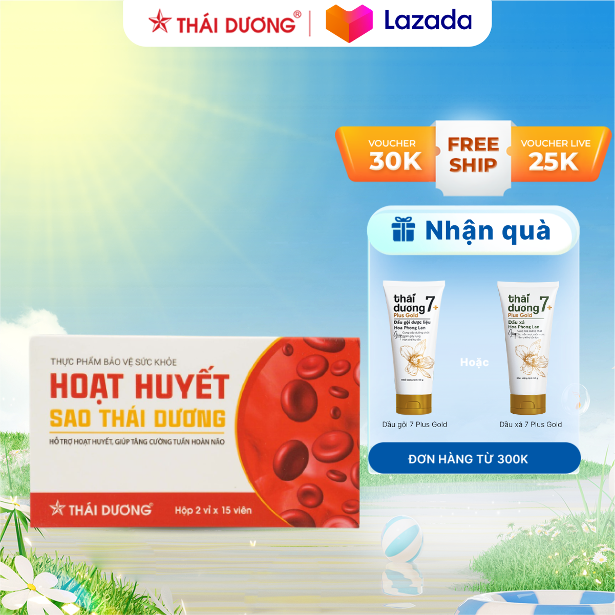 Tpbvsk hoạt huyết - sao thái dương