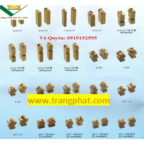 CHỮ SỐ IN DATE - LINH KIỆN MÁY IN DATE MY-380
