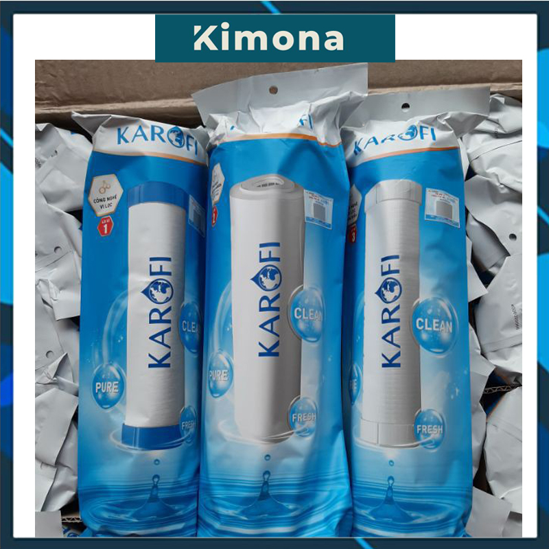 Bộ 3 lõi lọc karofi chính hãng 1 2 3 --- lõi karofi