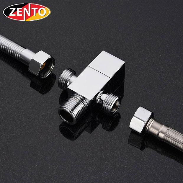 Van góc 2 đầu ra angle valve dual outlet g1/2 zt975