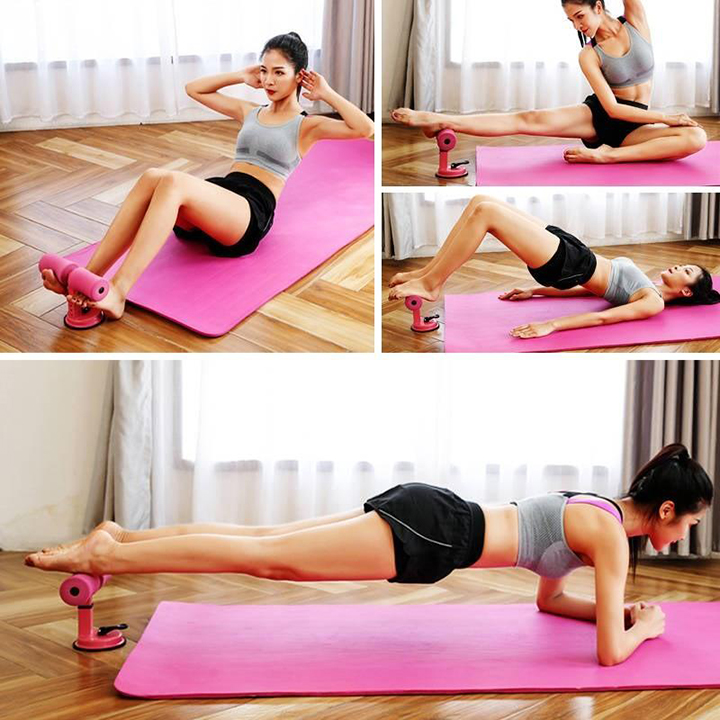 Dụng cụ tập cơ bụng làm săn chắc cơ bụng, làm giảm mở bụng, giảm cân đa năng có đế hút chân không cao cấp, kích thước 29x18x12cm sgr2556