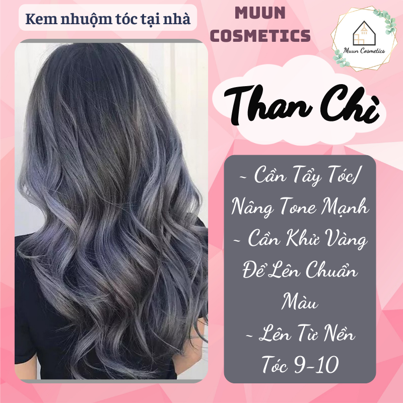 Thuốc Nhuộm Tóc Than Chì