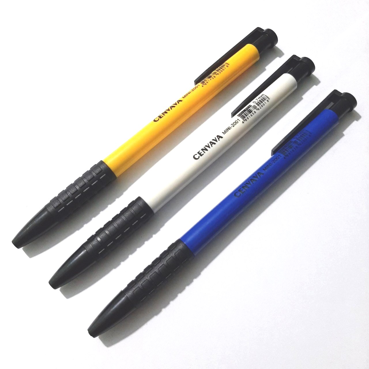 01 bút cây bút bi bấm mực xanh 2001 - nét 0.7mm
