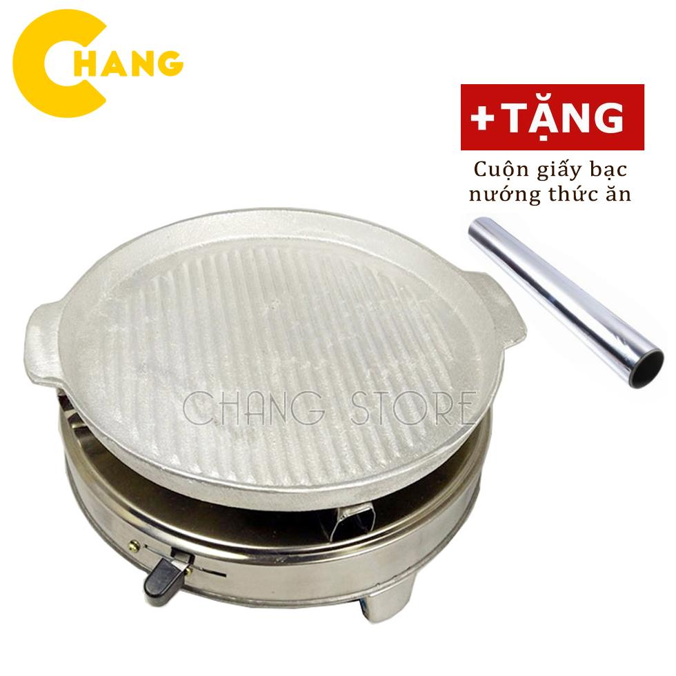 Bếp Nướng Cồn Nướng Thịt Tặng Kèm 01 Cuộn Giấy Bạc Nướng Thịt Tiện Dụng
