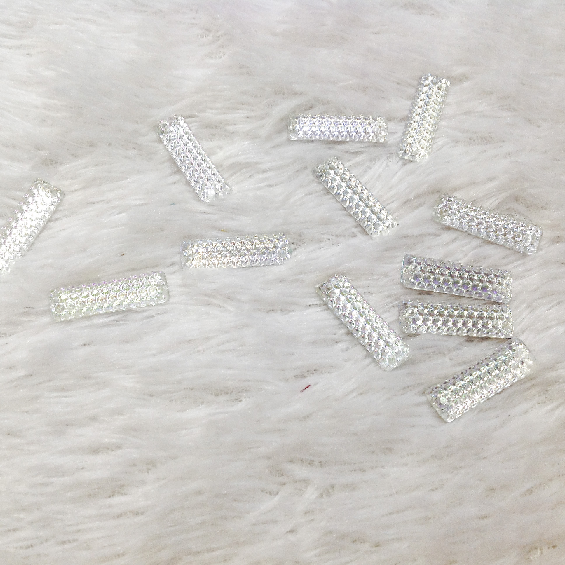 Hạt đá kết áo hình vuông cườm nhựa hình chữ nhật đính váy đầm lấp lánh nhiều kiểu sang trọng [PHỤ LIỆU MAY] [HẠT TRANG TRÍ]