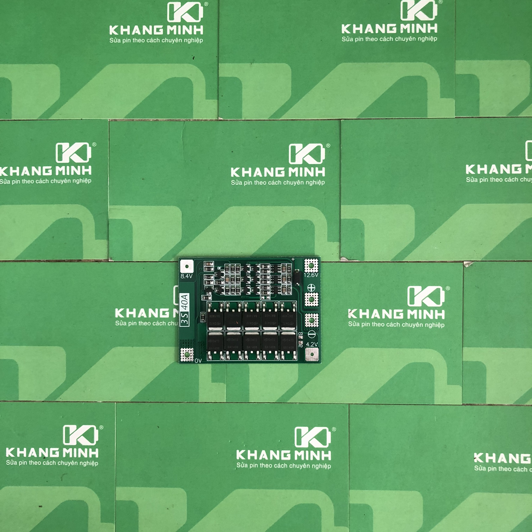 Mạch 3S 12.6V 40A sạc và bảo vệ pin Li-ion 3.7V 3 cell nối tiếp