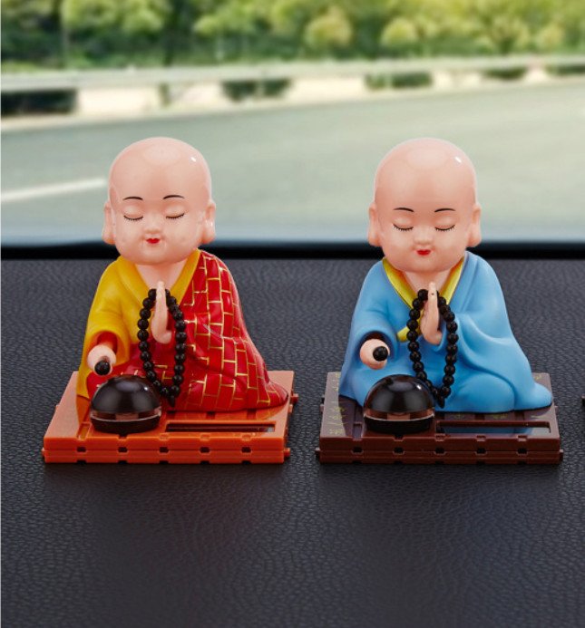 [GIẢM GIÁ SỐC] PHẬT (CHÚ TIỂU) GÕ MÕ TRANG TRÍ Ô TÔ PHONG THỦY, ĐỘC LẠ, SỬ DỤNG NĂNG LƯỢNG MẶT TRỜI