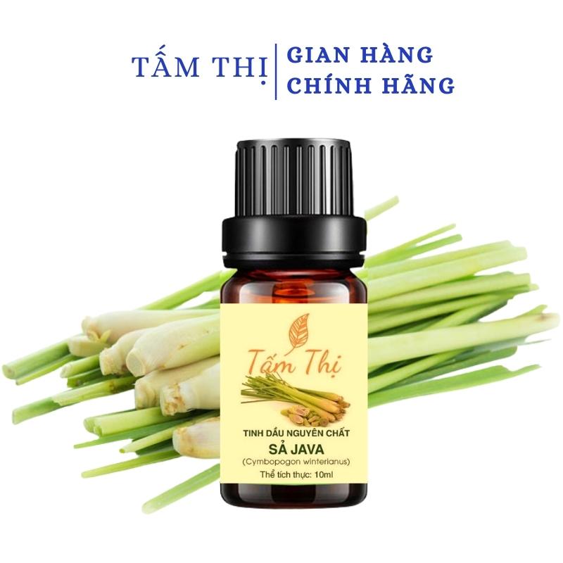 Tinh Dầu Sả Tấm Thị Thiên Nhiên Nguyên Chất 100% Lọ 10ml Tinh Dầu Xông Phòng Sả Giúp Làm Thơm Phòng Diệt Khuẩn Xua Đuổi Muỗi