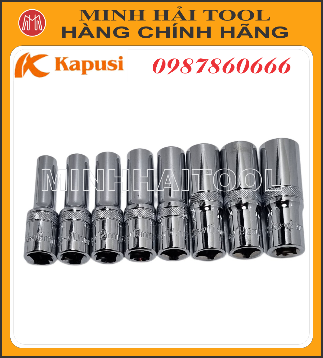 Đầu típ 1/2 inch dài 78mm Kapusi Japan