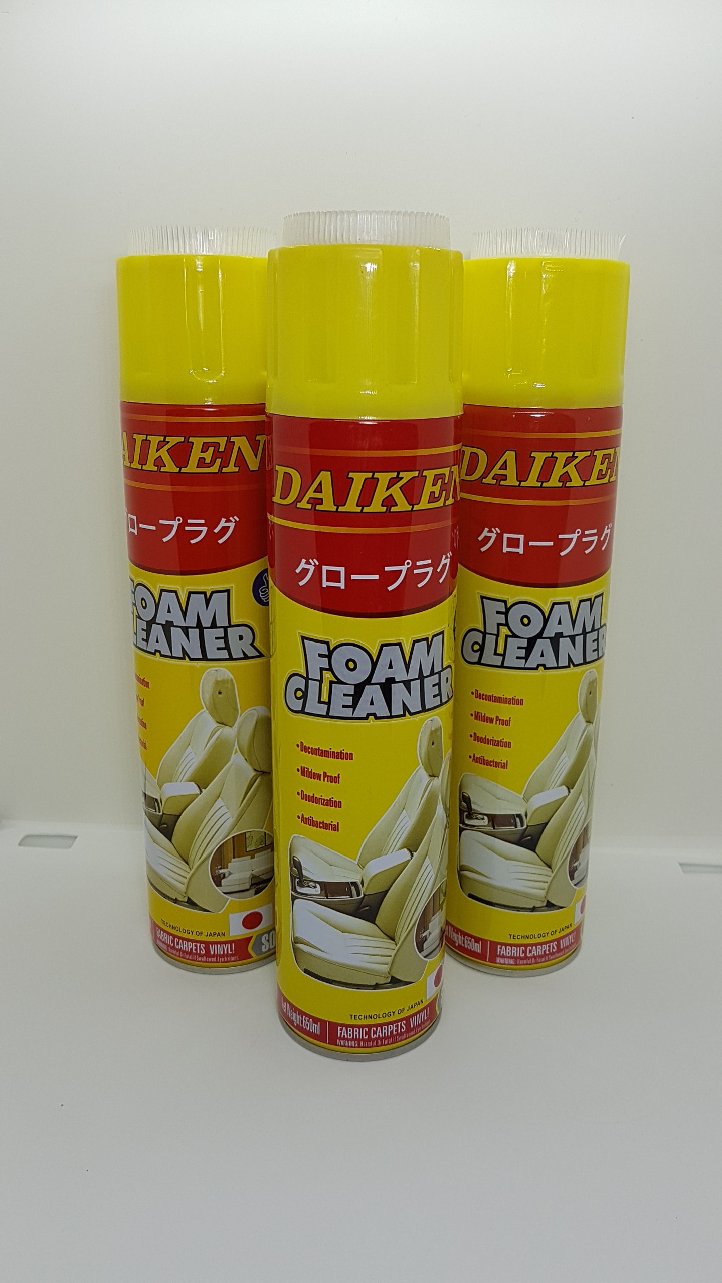 Chai vệ sinh bảo dưỡng nệm ghế da & nỉ daiken foam cleaner