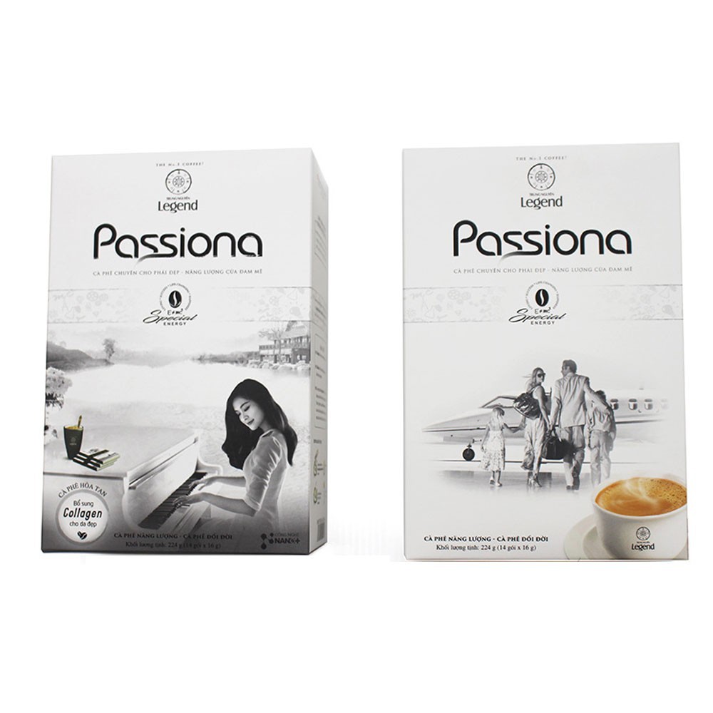 Cafe trung nguyên passiona hòa tan hộp 14g