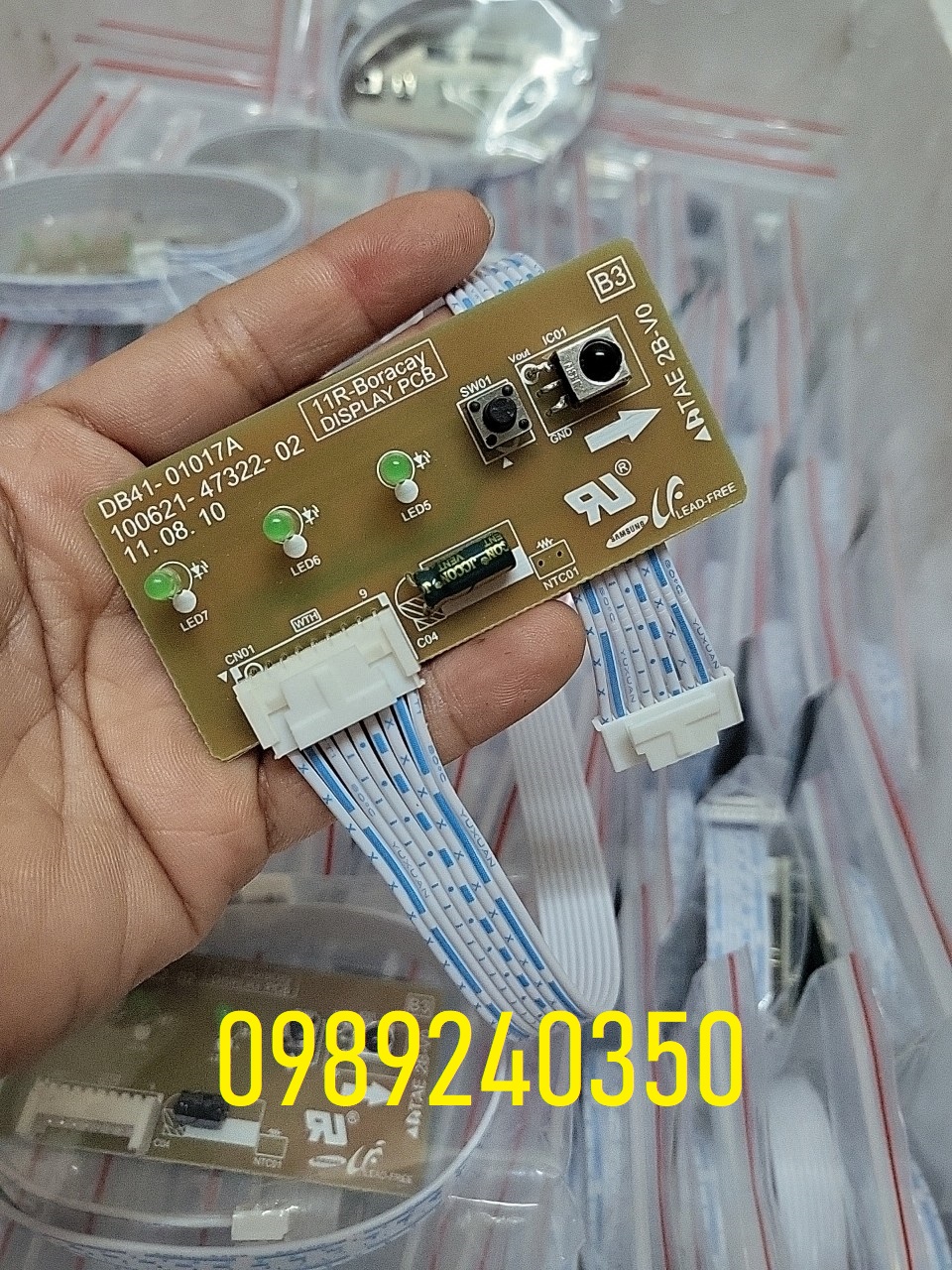 Bo mắt nhận điều hòa Samsung 9 chân zắc kèm dây cáp