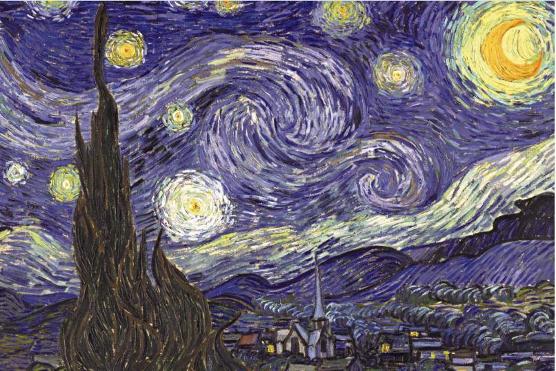 Tranh Ghép Xếp Hình 1000 Mảnh Gỗ Cho Người Lớn - Họa Phẩm Đêm Đầy Sao Starry Night Của Van Gogh ( tranh ghep xep hinh 1000 manh go cho nguoi lon - hoa pham dem day sao starry night cua van gogh )