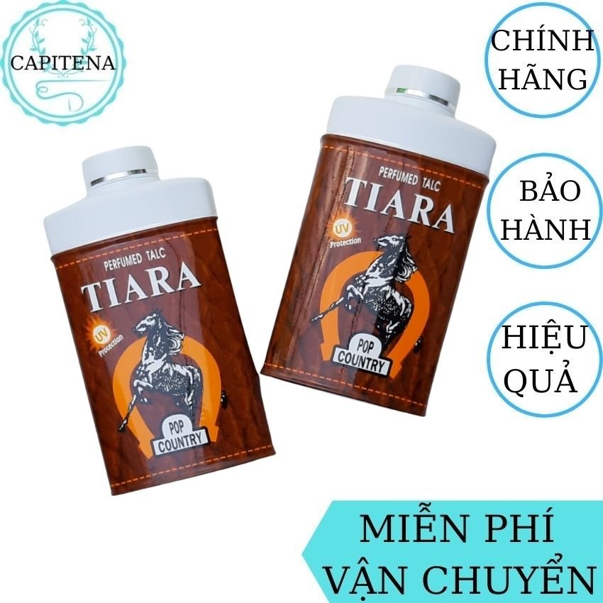 [FreeShip] Phấn Rôm Cho Bé Sơ Sinh Con Ngựa Top Country Thái Lan CAPITENA với hương thơm dễ chịu, giúp bé khô thoáng, chống hăm, cả người lớn đều sử dụng được-45g