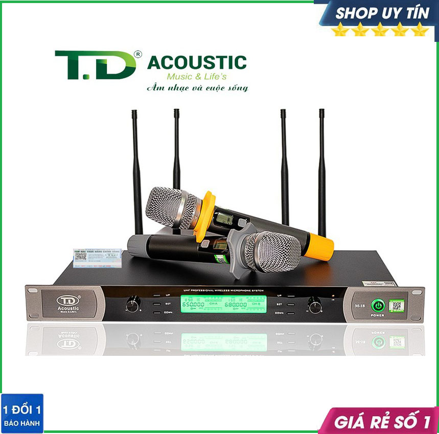 Micro không dây TD Acoustic M-18 hàng hãng