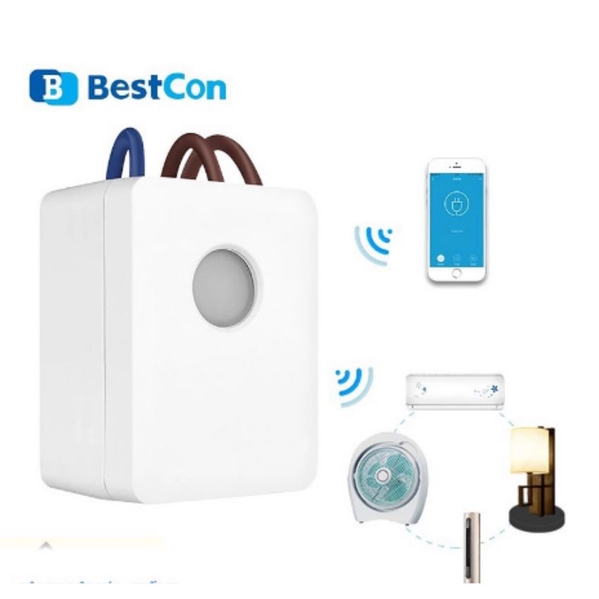Bản quốc tế Broadlink Bestcon MCB1 Công tắc điều khiển từ xa bằng điện thoại wifi , 3G,4G  Công tắc thông minh bảo hành 1 tháng