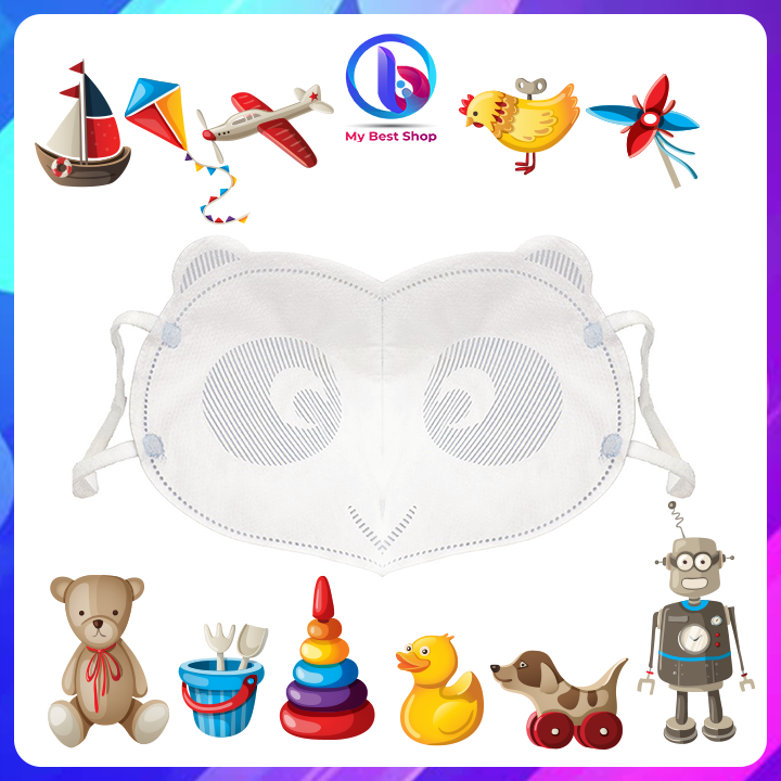 [HCM]Khẩu Trang cho bé 3 lớp Gấu PANDA 1 - 12 tuổi công nghệ Nhật Bản