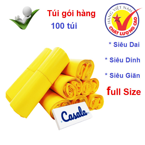 Túi gói hàng niêm phong bọc quần áo casala