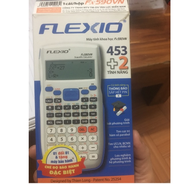 Máy tính fx590vn sp tập đoàn thiên long việt nam