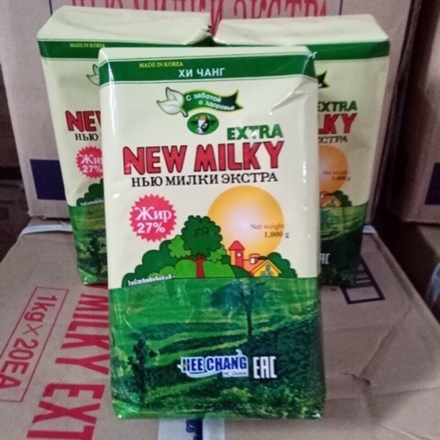 COMBO 5KG SỮA KEM BÉO NGA New Milky Extra CAM KẾT HÀNG CHUẨN
