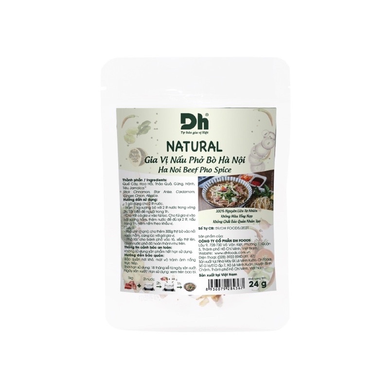 Natural Gia vị nấu phở bò Hà Nội